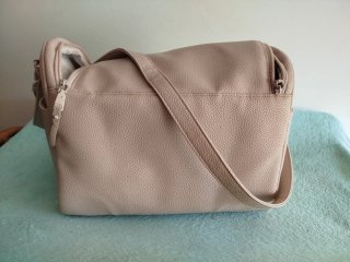 Bolso piel rosa carrito bebé Pasito a Pasito