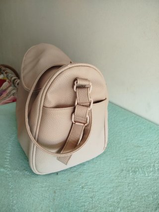 Bolso piel rosa carrito bebé Pasito a Pasito