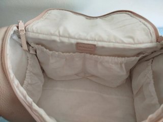 Bolso piel rosa carrito bebé Pasito a Pasito