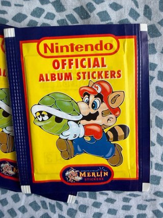 Lote 70 Sobres Super Mario y Jurassic Park
