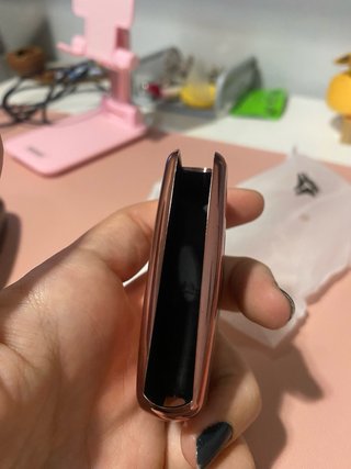 Funda llaves coche rosa metalizada sin estrenar