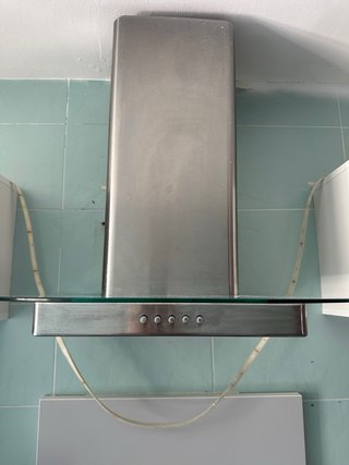 Campana extractora decorativa cristal