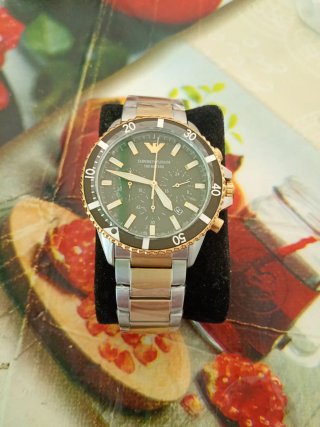 Orologio Emporio Armani Oro e Verde