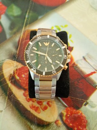 Orologio Emporio Armani Oro e Verde