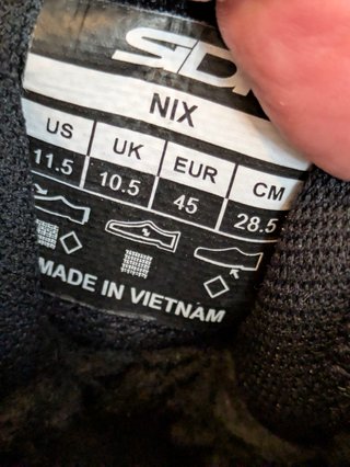 Zapatillas Sidi Nix Gore-Tex Talla 45 Nuevas