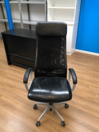 Silla IKEA Markus Negra