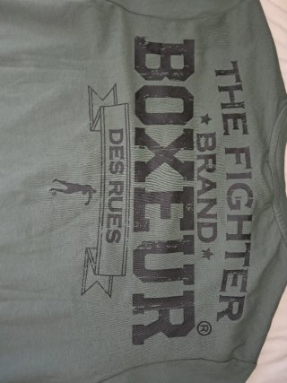 Camiseta Boxeur Des Rues Talla M Verde Oliva
