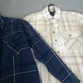 2 Camisas/Sobrecamisas a cuadros
