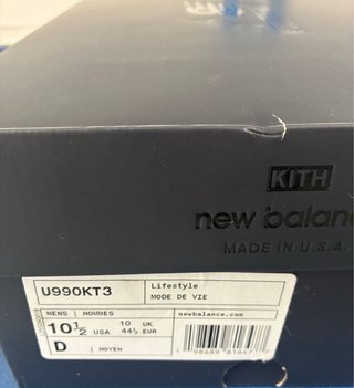 New Balance 990v3 MiUSA Kith Hallow Talla 44.5