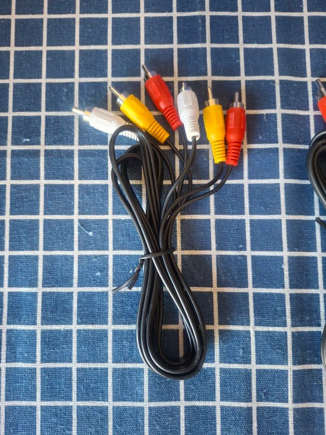 LOTE 2 CABLES RCA /COMPONENTES AUDIO VIDEO