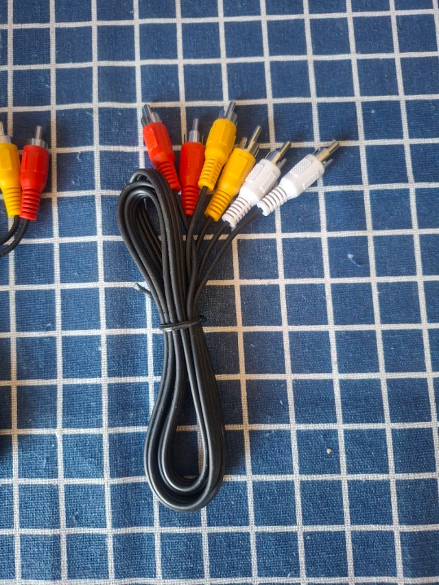 LOTE 2 CABLES RCA /COMPONENTES AUDIO VIDEO