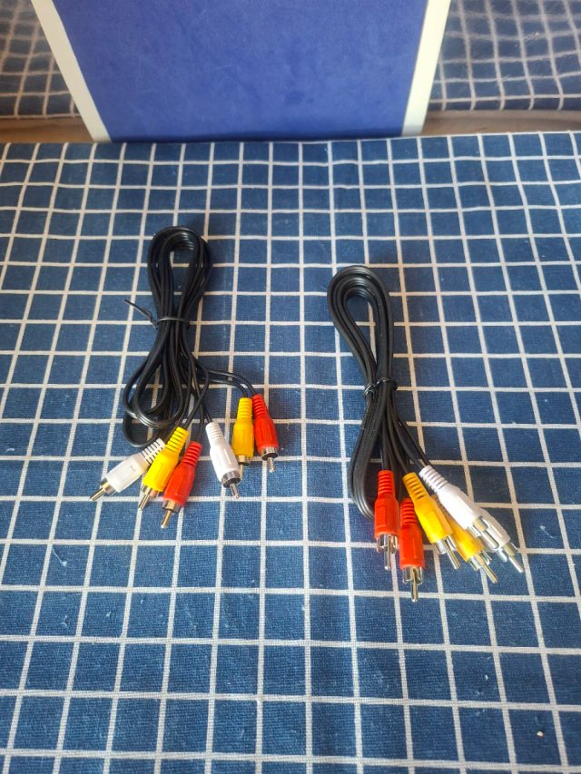 LOTE 2 CABLES RCA /COMPONENTES AUDIO VIDEO
