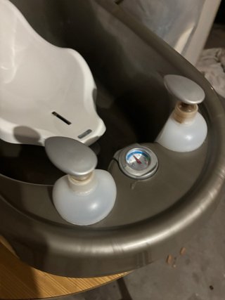 Bañera para bebé con termómetro