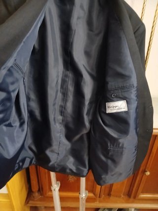 Americana caballero azul marino