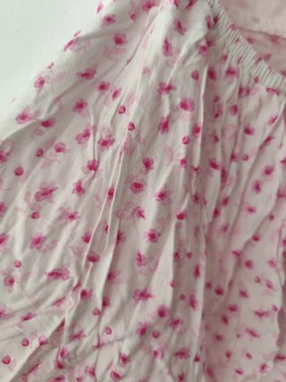 Mono floral rosa talla S