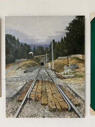 Jorge velasco. Oleo sobre tabla. 2008.