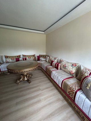 Salón Marroquí Dorado y Rojo