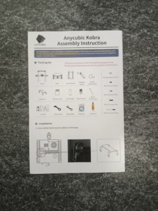 Impresora 3D Anycubic Kobra 1a Gen Negra