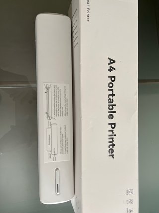 Impresora Portátil Bluetooth A4 Blanca