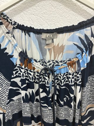 Blusa C&A Estampada Talla 46