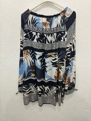Blusa C&A Estampada Talla 46