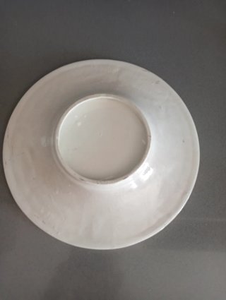 Piatto decorativo porcellana smaltata