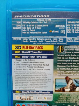 Filme Blu-ray  Piratas das Caraíbas - Walt Disney