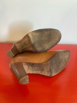 Botines de piel tacón Sezane