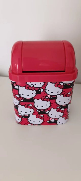 Mini papelera Hello Kitty Sanrio vintage 1990