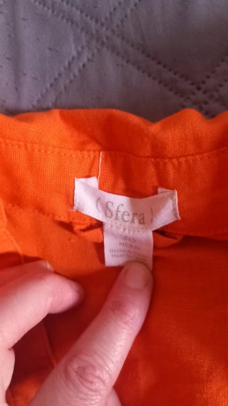 Vestido Sfera Naranja Talla M
