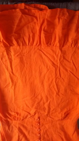 Vestido Sfera Naranja Talla M