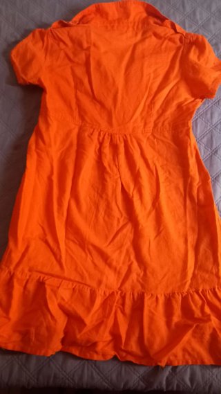 Vestido Sfera Naranja Talla M