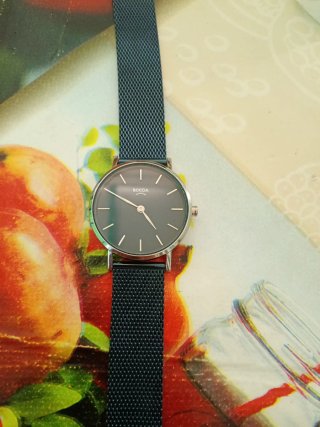 Orologio Boccia Titanium Nero/Argento