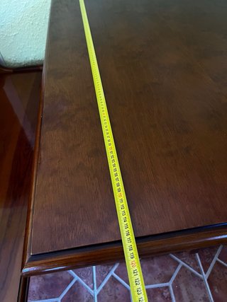Conjunto mesa rústica con banco y sillas
