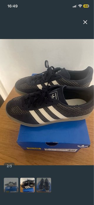 Adidas Gazelle Indoor W Talla 38 Azul ORIGINALES,