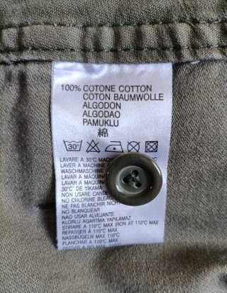 Pantalón Diesel Talla 31 Verde Militar (talla+34.