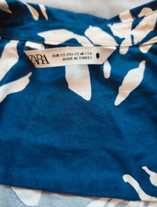 Conjunto Falda Midi y Blusa Estampada