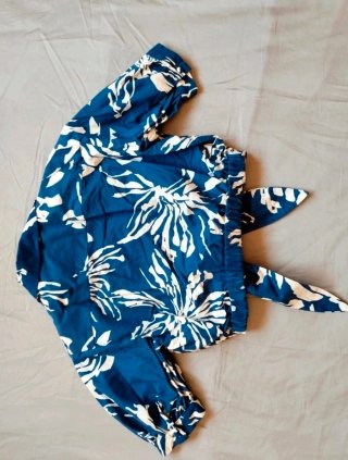 Conjunto Falda Midi y Blusa Estampada