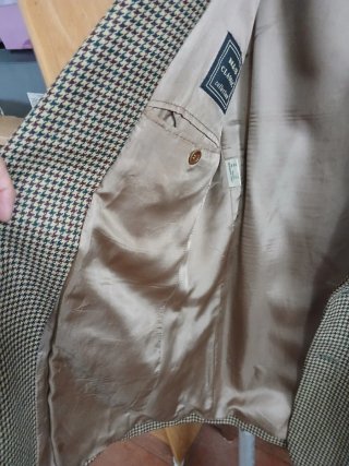 Chaqueta de caballero de cuadritos