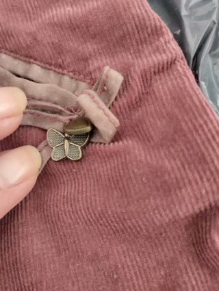 Vestidos niña pana
