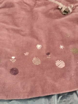 Vestidos niña pana