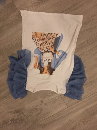 Conjunto falda tul y camiseta con tul