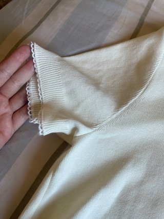 Polo blanco de punto
