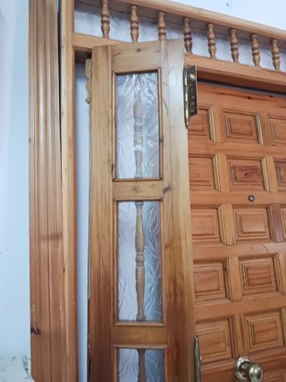 Puerta Castellana Madera Maciza Rústica