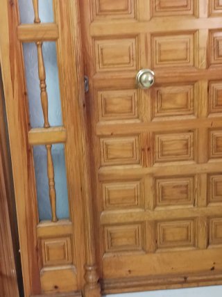 Puerta Castellana Madera Maciza Rústica