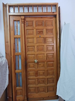 Puerta Castellana Madera Maciza Rústica