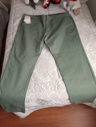Pantalón Chino Milano Talla 59 Verde