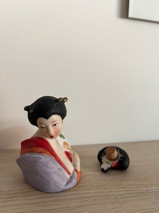 Botella cerámica Geisha