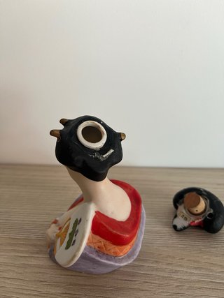 Botella cerámica Geisha
