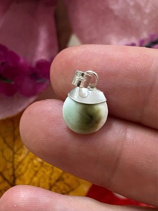 Mono Colgante Ojo de Shiva 11mm Plata 925
